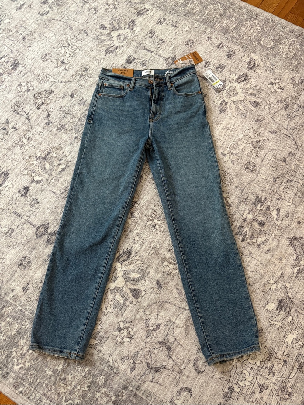 Kensie High-Rise Jeans - Medium Blue Wash